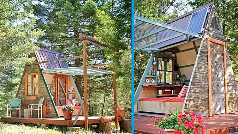 You Can Build This Tiny A-Frame Cabin Yourself For Just $700 - Featured image