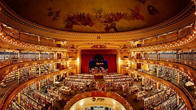 Classical 100 Year-Old Theater Turned Into Magical Bookstore In Buenos Aires - Featured image