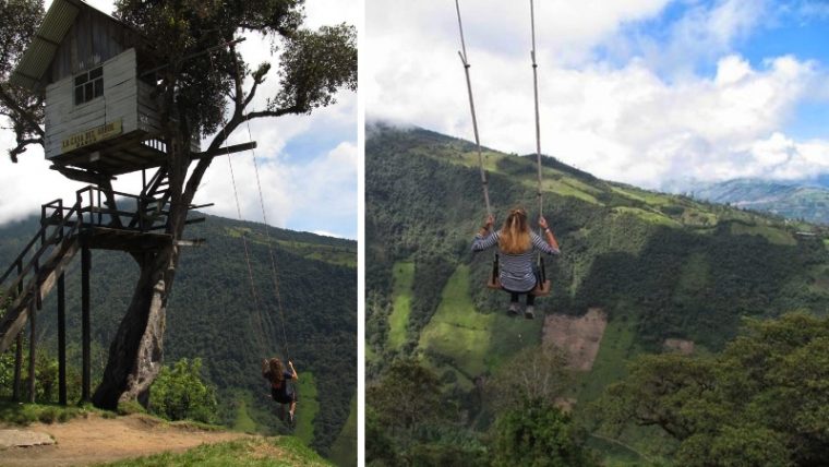 The Swing At The End Of The World Overlooks A Grand Volcano - Featured image