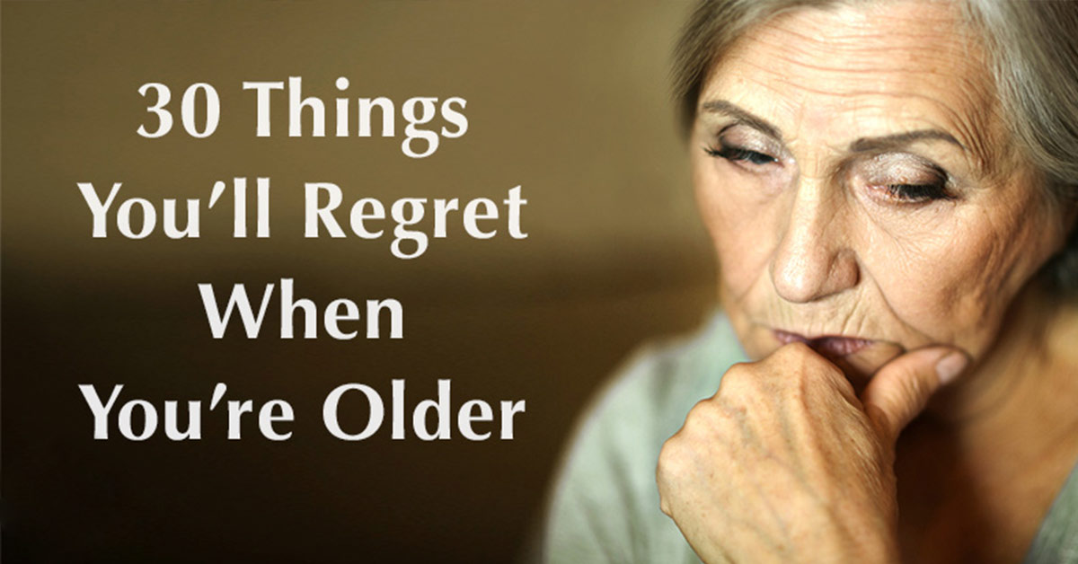 things people regret