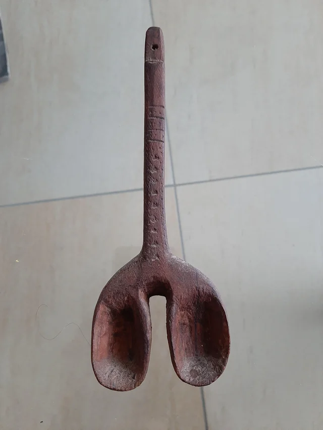 Mysterious wooden spoon