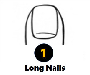 Vertically Long Nail