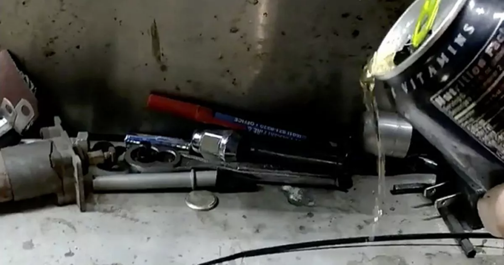 Video Shows Monster Energy Drink Clean Dirty Workbench Better Than Brake Fluid - Featured image