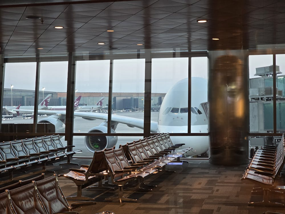 A passenger plane 