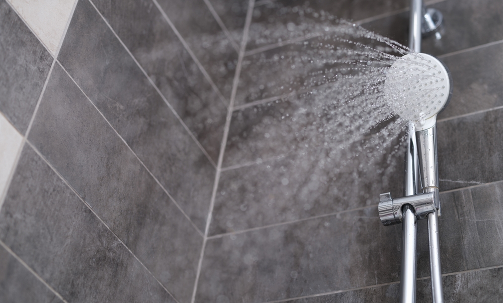 shower water