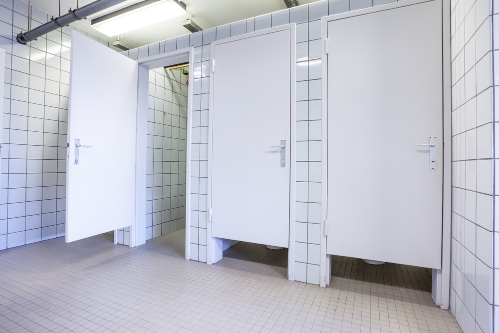 public stalls bathroom