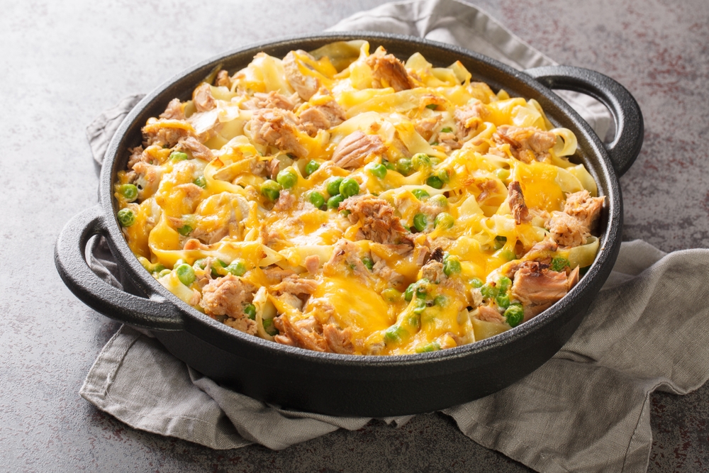 cheesy tuna casserole
