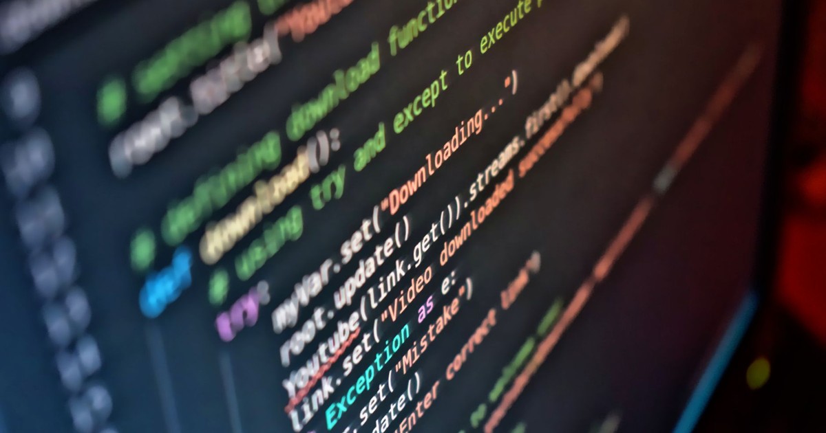 Vivid close-up of code on a computer screen showcasing programming details.