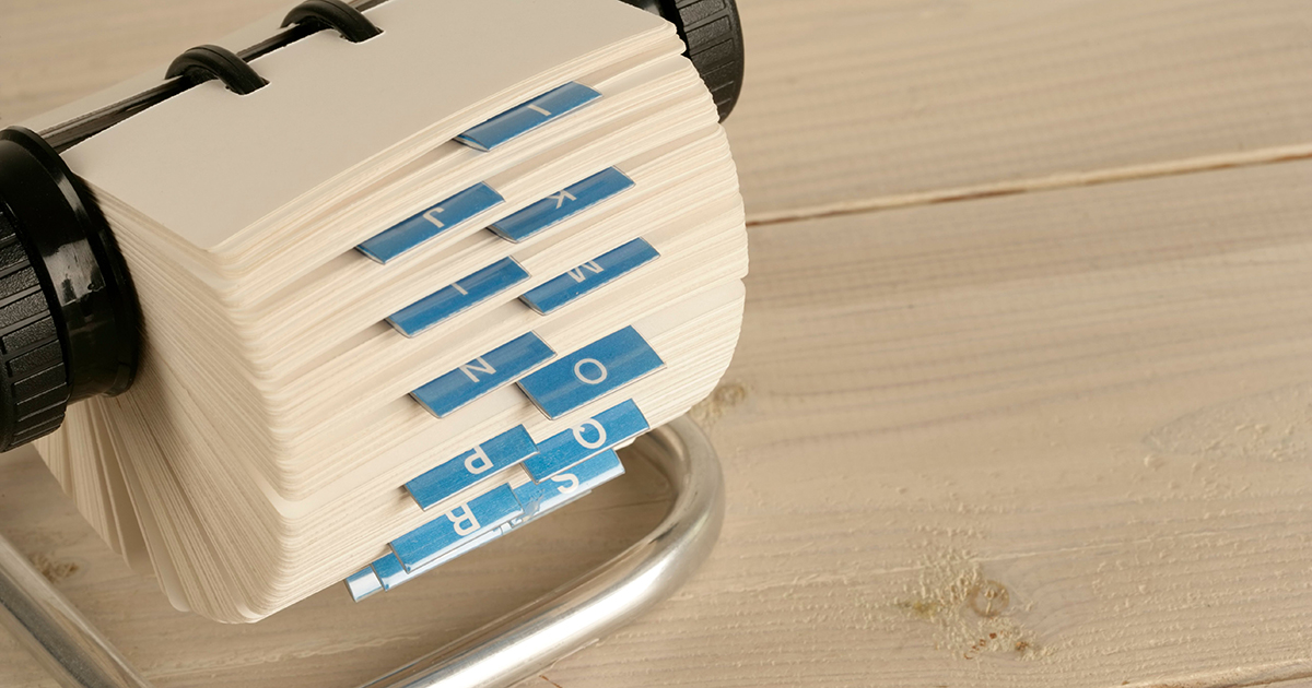 rolodex