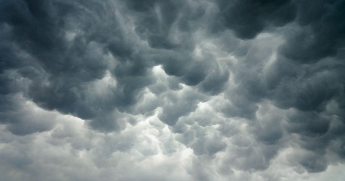Dramatic storm clouds looming over Sanand, India, capturing the power of extreme weather.